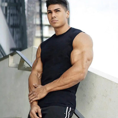 Men's Fitness Gym Sleeveless Activewear Shirt