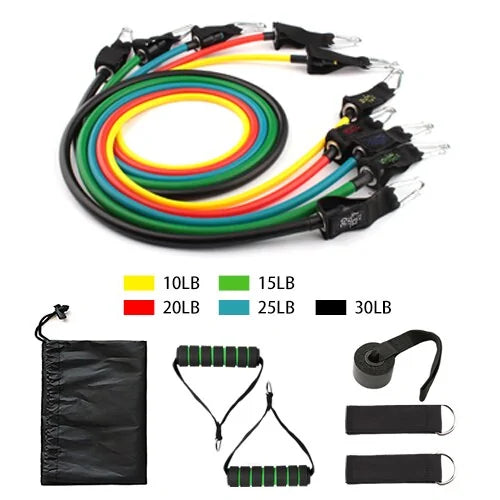 Home Fitness Gym Resistance Band Set