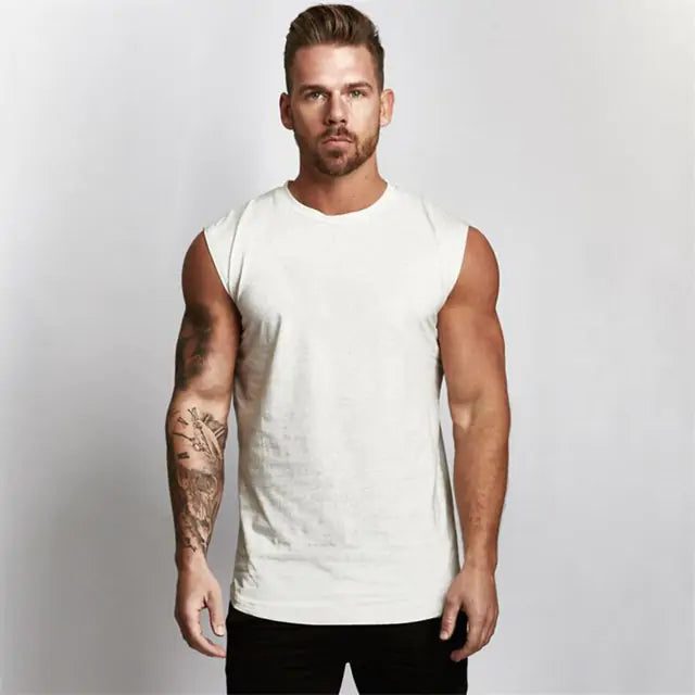 Men's Fitness Gym Sleeveless Activewear Shirt