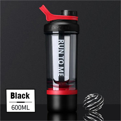 600ml Shaker Water Bottle