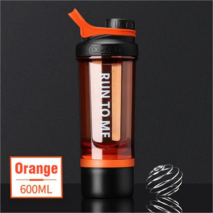 600ml Shaker Water Bottle