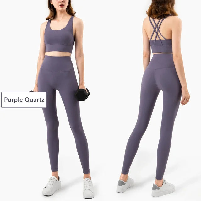 Seamless Yoga Set Gym Women's Workout Set