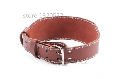 Leather Weightlifting Belt Gym