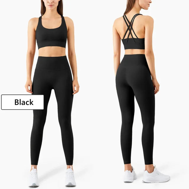 Seamless Yoga Set Gym Women's Workout Set