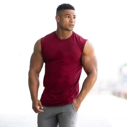 Men's Fitness Gym Sleeveless Activewear Shirt