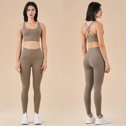 Seamless Yoga Set Gym Women's Workout Set