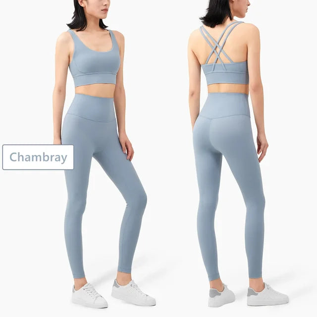 Seamless Yoga Set Gym Women's Workout Set