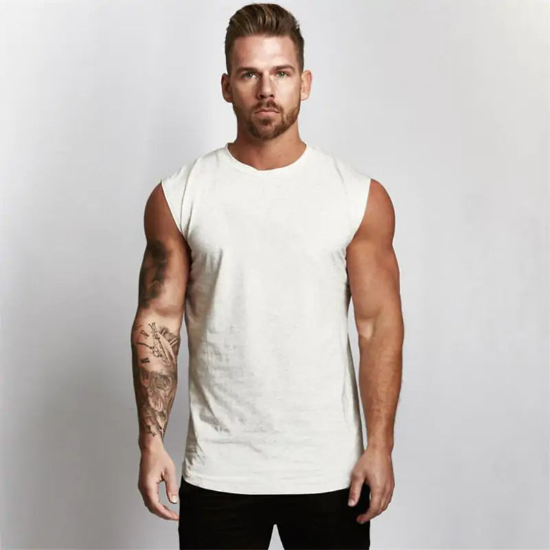 Men's Fitness Gym Sleeveless Activewear Shirt